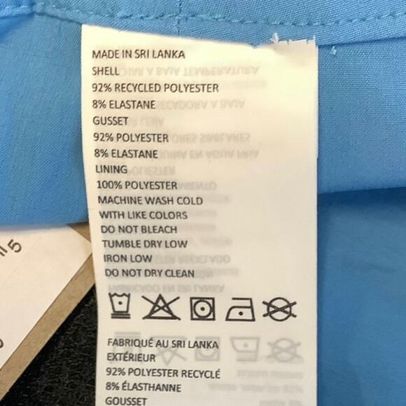 prAna Size 36 Clear Sky 9” Riveter Boardshort Swimming Trunks Drawstring J17-19 - Picture 10 of 10